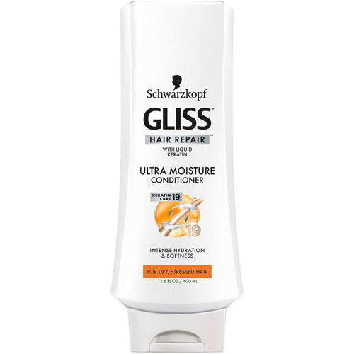 Schwarzkopf Gliss Conditioner, Ultra Moisture, Hair Repair