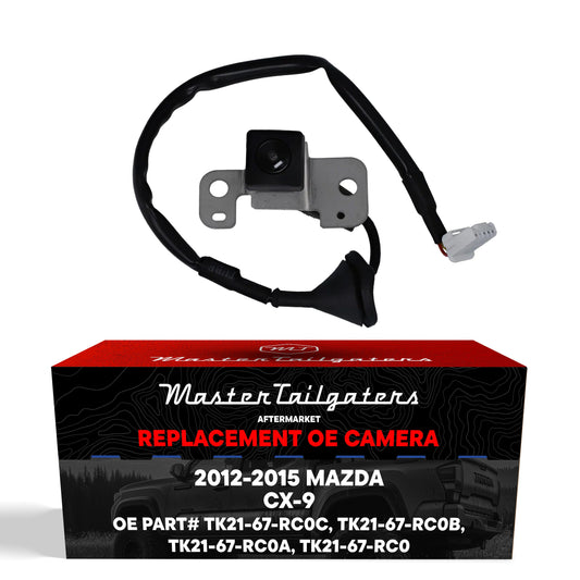 Mazda CX-9 (2012-2015) OEM Replacement Backup Camera OE Part # TK21-67-RC0, TK21-67-RC0A, TK21-67-RC0B, TK21-67-RC0C
