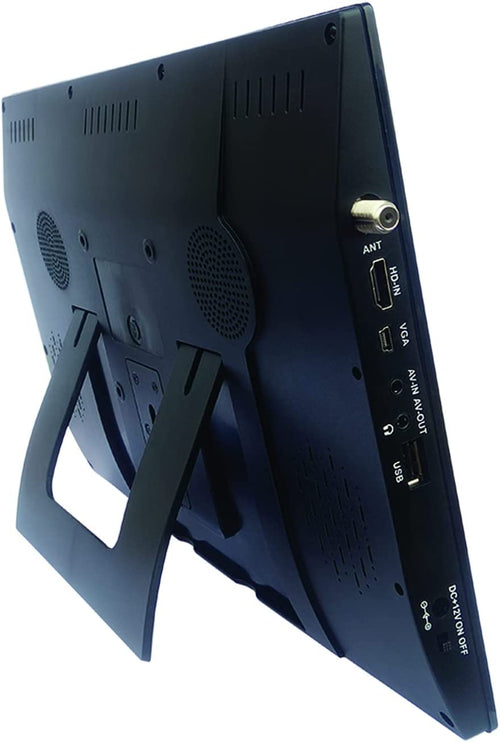 Portable 14.1" 12 Volt ACDC TV and Digital Multimedia Player with Built-in Rechargeable Lithium Battery & DC Car Cord (NT-1400) Jupiter Gear
