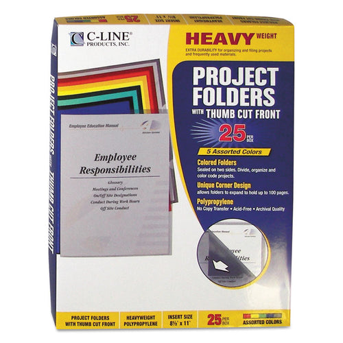 C-Line® Poly Project Folders
