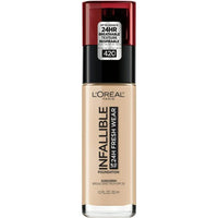 L'Oreal Paris Infallible Fresh Wear 24 Hr Liquid Foundation Makeup; 400 True Beige; 1 fl oz EasyOptionXY LLC