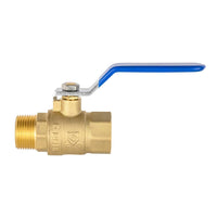 3/4" FIP x 3/4" MIP Brass Full Port Ball Valve (Lead Free)