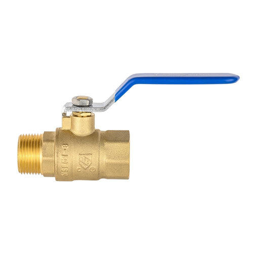 3/4" FIP x 3/4" MIP Brass Full Port Ball Valve (Lead Free)