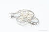Antique Pearl Sterling Silver Brooch Pin