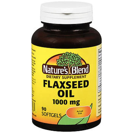 Nature's Blend Flaxseed Oil 1000 mg – 90 Quick Release Softgels
