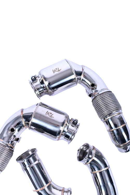 IRL G90 G99 M5 400 CEL Downpipes
