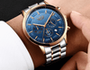 Men's Waterproof  Watch With Chronometers And Date Display Unique Design Perfect Gift
