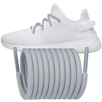 Endoto Shoelaces Replacement Round Laces for Adidas Yeezy Boost 350 V1/V2 380 500/500 HIGH 700 750 950 Sneaker Shoes(Color:GraySize:32Inch)