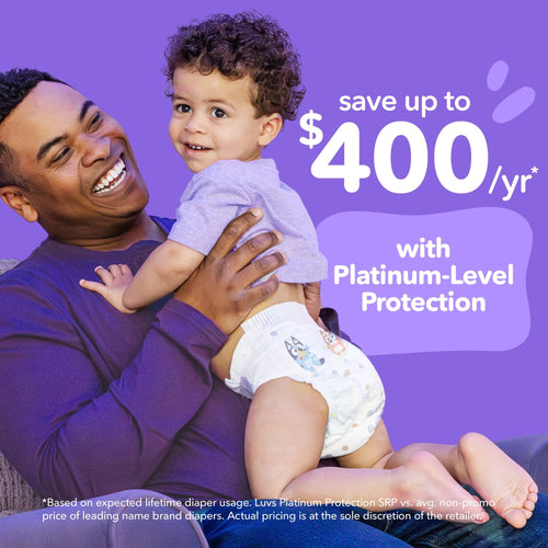 Luvs Platinum Protection Baby Diapers Size 3, 32 Count