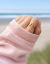 Wavy Cross Ring
