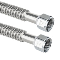 3/4" FIP x 3/4" FIP x 24" SS Corrugated Hose