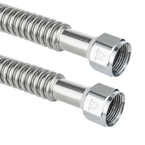 3/4" FIP x 3/4" FIP x 24" SS Corrugated Hose