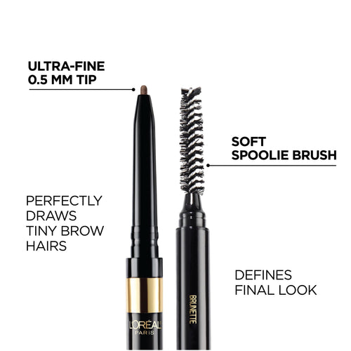 L'Oreal Paris Brow Stylist Definer Waterproof Eyebrow Mechanical Pencil, Brunette EasyOptionXY LLC