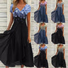 Serene Blooms Chiffon Patchwork Dress | Elegant Floral Dress for Summer