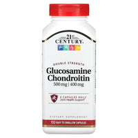 21st Century Glucosamine 500 Mg Chondroitin 400 Capsules Double Strength