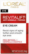 L'Oreal Paris Revitalift Anti-Wrinkle, Firming Eye Cream, Fragrance Free, 0.5 oz EasyOptionXY LLC