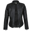 Black Leather Motorcycle Jacket | Stylish and Warm for Bikers & Nightlife