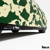 Officially Licensed Milwaukee Bucks Comouflage Car Covers – Indoor & Outdoor | NBA Protection | HeroCovers