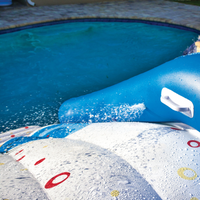 WOW Sports Fruit Fun Soaker Sprinkler Inflatable Slide for In-Ground Pools