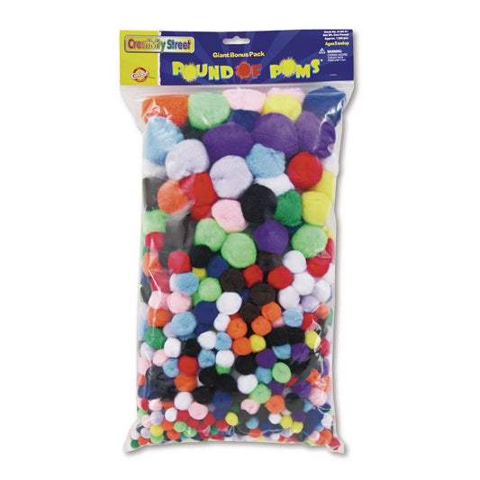 Creativity Street® Pound of Poms® Giant Bonus Pack