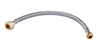1/2" Push fit x 3/4" FIP, 24" Flexible Water Heater Connector Hose