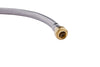 1/2" Push fit x 3/4" FIP, 24" Flexible Water Heater Connector Hose