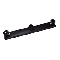 Linear Shower Drain 24" Comes with Matte Black Polished 2 in 1 Panels, Tile Insert Shower Drain, Equipped with Adjustableft,Hair Filters