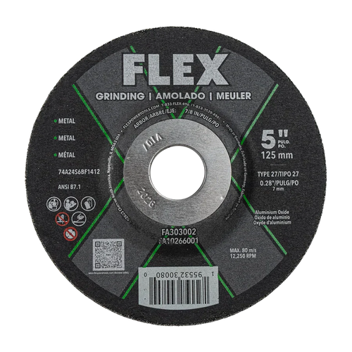 FLEX FA303002 5" x 0.28" x 7/8" Grinding Disc Type 27