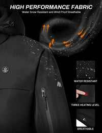 ANTARCTICA GEAR Heated Jacket, Ski Jacket Coat For Women Winter Coat
