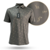"Get Bucked" Golf Polo - Brown