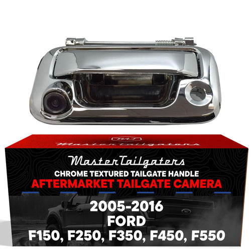 Ford F150 F250 F350 F450 F550 (2005-2016) Chrome Replacement Tailgate Handle with Backup Camera