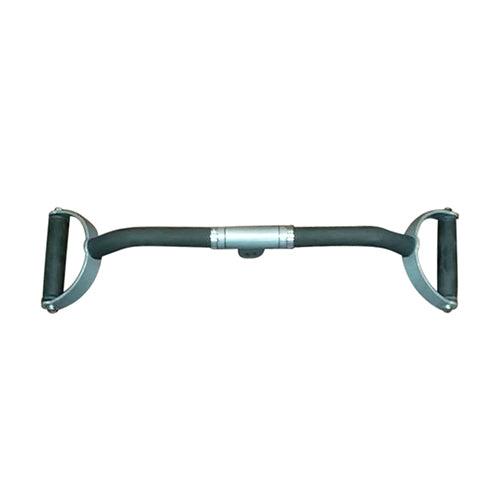 24" Rotating Lat Bar with D-Handles - Cable Attachment - Muscle D Fitness - Premium Grips