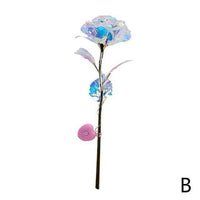 24k Aluminum Foil Lighting Rose Gift For Women Valentine's Day Mother's Day Birthday Thanksgiving Day Christmas Wedding Anniversary