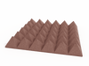 4 Inch Acoustic Foam Pyramid Style Panels - 13 Color Options