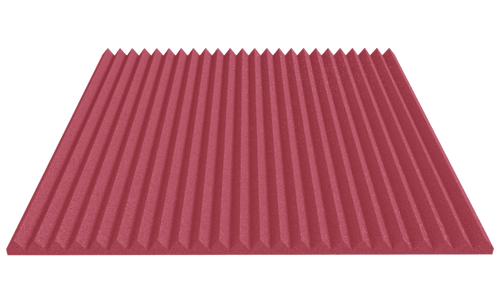 1 Inch Acoustic Foam Wedge Style Panels - 13 Color Options