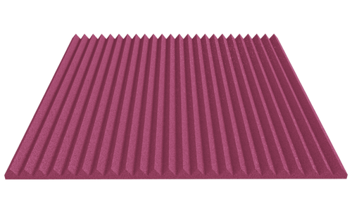 1 Inch Acoustic Foam Wedge Style Panels - 13 Color Options