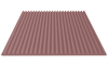 1 Inch Acoustic Foam Wedge Style Panels - 13 Color Options