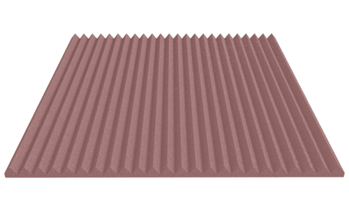 1 Inch Acoustic Foam Wedge Style Panels - 13 Color Options