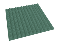 2 Inch Acoustic Foam Pyramid Style Panels - 13 Color Options