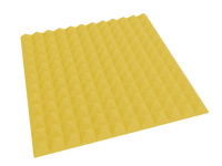 2 Inch Acoustic Foam Pyramid Style Panels - 13 Color Options