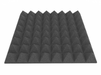 3 Inch Acoustic Foam Pyramid Style Panels - 13 Color Options