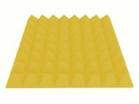 3 Inch Acoustic Foam Pyramid Style Panels - 13 Color Options