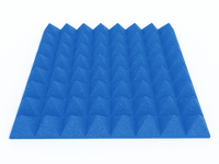 3 Inch Acoustic Foam Pyramid Style Panels - 13 Color Options
