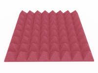 3 Inch Acoustic Foam Pyramid Style Panels - 13 Color Options