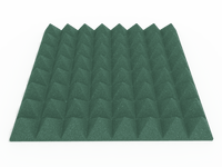 3 Inch Acoustic Foam Pyramid Style Panels - 13 Color Options