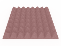 3 Inch Acoustic Foam Pyramid Style Panels - 13 Color Options
