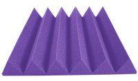 4 Inch Acoustic Foam Wedge Style Panels - 13 Color Options