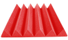 4 Inch Acoustic Foam Wedge Style Panels - 13 Color Options