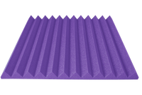 2 Inch Acoustic Foam Wedge Style Panels - 13 Color Options