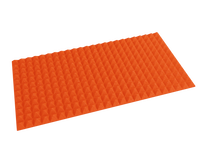 2 Inch Acoustic Foam Pyramid Style Panels - 13 Color Options